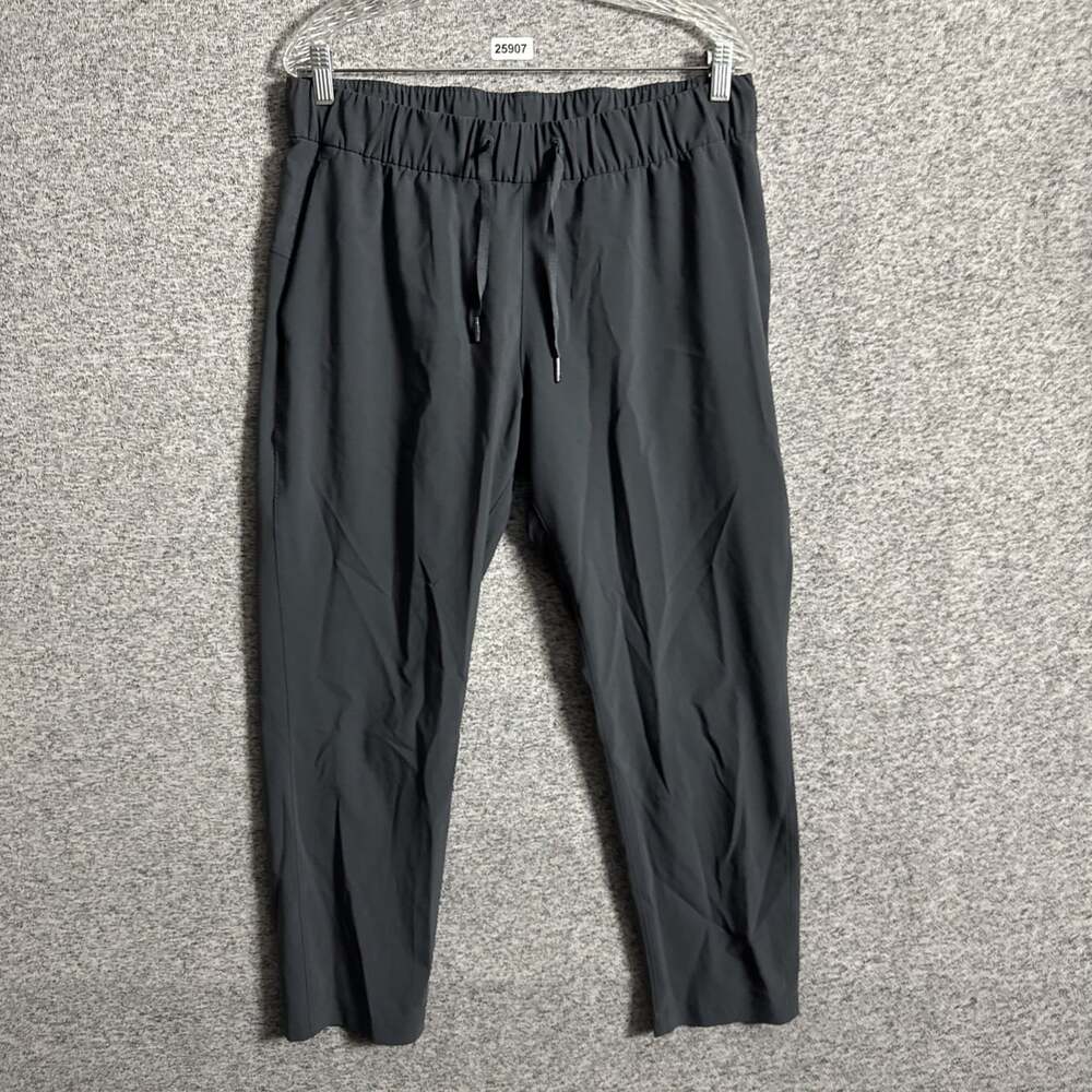 Lululemon Women’s Size 10 Gray Nylon On The Fly Woven Pants 26"